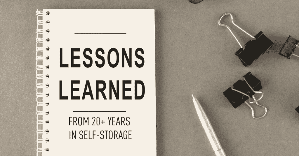 In this storage insight Jen Conlon with StoragePRO Management shares Lessons learned from her 20+ years in self-storage.